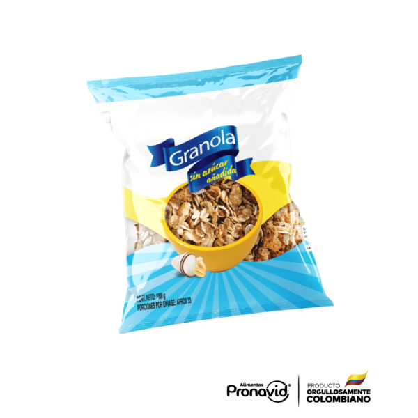 Granola sin azucares añadidos